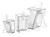 Cal-Mil 789 6 Oz. Clear Polycarbonate Freestanding Scoop Holder with Lid