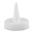TableCraft Products 100TC 1.68" W Clear Cone Tip Top Squeeze Bottle Top - 12 Each per Case