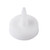 TableCraft Products 100TC 1.68" W Clear Cone Tip Top Squeeze Bottle Top - 12 Each per Case