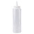 TableCraft Products 100TC 1.68" W Clear Cone Tip Top Squeeze Bottle Top - 12 Each per Case