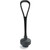 Carlisle 3643903 22" Long Black Overmolded Rubber Handle Power Plunger
