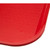 Carlisle CT141805 17.87" L x 14" W Red Polypropylene Rectangular Cafe Tray