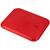 Carlisle CT141805 17.87" L x 14" W Red Polypropylene Rectangular Cafe Tray