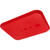 Carlisle CT141805 17.87" L x 14" W Red Polypropylene Rectangular Cafe Tray