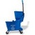 Carlisle 3690814 26 Qt. Blue Polyethylene Mop Bucket Combo with Side Press Wringer