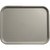 Carlisle CT141823 17.87" L x 14" W Gray Polypropylene Rectangular Cafe Tray