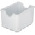 Carlisle 455002 3.43" W White Styrene Sugar Packet Caddy