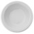 Carlisle KL80002 Kingline 5 Oz. White Melamine Rimmed Fruit Bowl