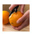Mercer M33071BKB 4" OA Length High-Carbon Steel Swivel Blade Y-Peeler with Black Handle - 12 per Case