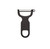 Mercer M33071BKB 4" OA Length High-Carbon Steel Swivel Blade Y-Peeler with Black Handle - 12 per Case