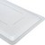 Carlisle 1063702 StorPlus 18'' L x 12'' W White Polyethylene Food Storage Lid