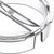 Carlisle 557307 Elan 4.25" Clear Polycarbonate Vented Pitcher Lid for 557007