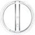 Carlisle 557307 Elan 4.25" Clear Polycarbonate Vented Pitcher Lid for 557007
