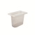 San Jamar MP19 ModPan 1 Qt. Translucent Polypropylene Stackable Food Pan with Lid