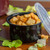 Carlisle 030003 Classic Crock 0.6 Qt. Black SAN Plastic Round with Snap-On Lid