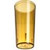 Carlisle 522413 24 Oz. Amber San Plastic Pebbled Stackable Tumbler
