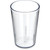 Carlisle 5526-207 8 Oz. Clear SAN Plastic Textured Stackable Tumbler