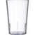 Carlisle 5526-207 8 Oz. Clear SAN Plastic Textured Stackable Tumbler