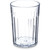 Carlisle 110807 Bistro 8 Oz. Clear SAN Plastic Fluted Tumbler