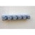 Carlisle 4073700 16.5" L Light Blue ABS Plastic Lightweight Roll 'N Grip Plus Broom and Brush Holder