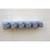 Carlisle 4073700 16.5" L Light Blue ABS Plastic Lightweight Roll 'N Grip Plus Broom and Brush Holder