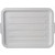 Carlisle 4401223 20" L Gray Polypropylene Snap-On Comfort Curve Universal Bus Box Lid