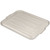 Carlisle 4401223 20" L Gray Polypropylene Snap-On Comfort Curve Universal Bus Box Lid
