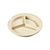 Carlisle KL20325 Kingline 8.75" Dia. Tan Melamine Round 3-Compartment Plate