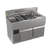 Krowne MW48R-MC MoveWell 48" W Stainless Steel Adaptive Station with Ultra-Low Profile Refrigeration and Margarita Collection Kit Inserts Included