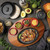 TableCraft Products 10746 9 1/4" x 6 7/8" Oval Cast Iron Sizzle Platter