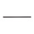 TableCraft Products 100138 5-3/4" L 6mm Thick Unwrapped Paper Black Cocktail Straws - 500/Pack