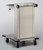 Lakeside 818 26.5" W Stainless Steel Mobile Tray & Glass Cup Rack Dispenser
