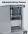 Lakeside 818 26.5" W Stainless Steel Mobile Tray & Glass Cup Rack Dispenser