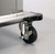 Lakeside 816 32.5" W Stainless Steel Mobile Tray & Glass Cup Rack Dispenser