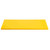 TableCraft Products CB1520YA 15" W x 20" D x 1/2" H Yellow Polyethylene Cutting Board