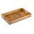 TableCraft Products CRATESB11 20.88" W x 12.75" D x 2.75" H Brown Full Size Gastro Serving / Display Crate Fits 1/1 GN Pan