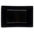 TableCraft Products 20029BK 17 Oz. 7 3/8" W x 4 7/8" D x 2" H Large BlackBetter Burger Collection Fry Tray