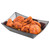 TableCraft Products 20029BK 17 Oz. 7 3/8" W x 4 7/8" D x 2" H Large BlackBetter Burger Collection Fry Tray