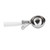 TableCraft Products 2106 4 3/4 Oz. Stainless Steel White Cash & Carry Thumb Press Disher