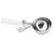 TableCraft Products 2106 4 3/4 Oz. Stainless Steel White Cash & Carry Thumb Press Disher