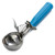 TableCraft Products 2116 2 3/4 Oz. Blue Cash & Carry Thumb Press Disher