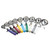 TableCraft Products 2116 2 3/4 Oz. Blue Cash & Carry Thumb Press Disher