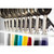 TableCraft Products 2116 2 3/4 Oz. Blue Cash & Carry Thumb Press Disher