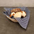 TableCraft Products 1175W 8 1/2" Dia. x 2 1/4"H Hand-Woven Basket