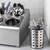 TableCraft Products 34 4 1/2" Dia. x 5-1/2"H Stainless Steel Flatware Cylinder