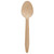 TableCraft Products BAMSP425 4 1/4" Pinewood Cash & Carry Disposable Spoon