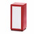 TableCraft Products 2211 4 1/4" W x 3 3/4" D x 7 1/2" H Red Stainless Steel Napkin Dispenser