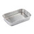 TableCraft Products 10038 9 1/2" W x 6 1/2" D x 1 1/2" H Rectangular Stainless Steel Lattice Collection Platter