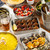 TableCraft Products 10038 9 1/2" W x 6 1/2" D x 1 1/2" H Rectangular Stainless Steel Lattice Collection Platter
