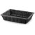 TableCraft Products 2488 14" W x 10" D x 3" H Rectangular Black Basket - 6/Case